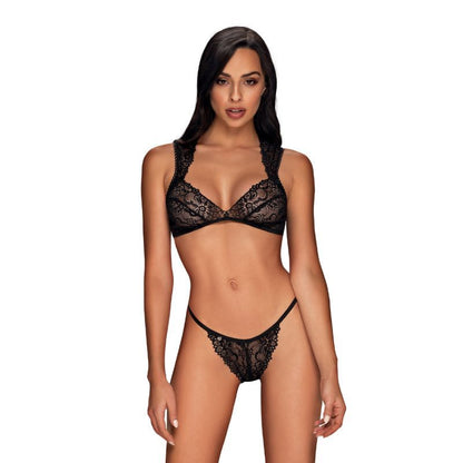 Elisetta 2 Pc Set-2446-BLK-L/XL