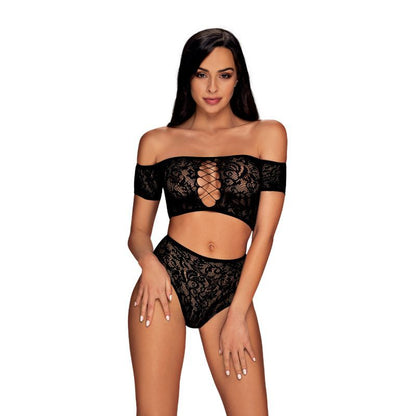 Inessita 2 Pc Set-3207-BLK-XL/XXL