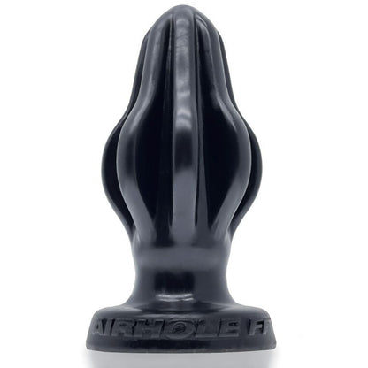 Airhole-2 Finned Buttplug Black-OX-1925-BLK-M
