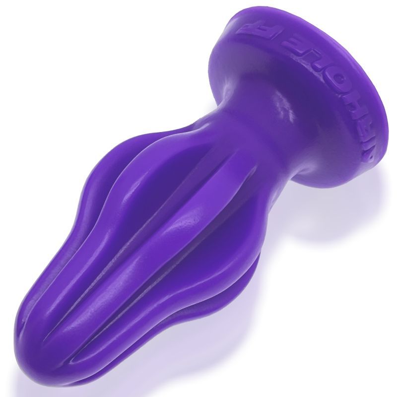 Airhole-1 Finned Buttplug Eggplant-OX-1925-EGP-S