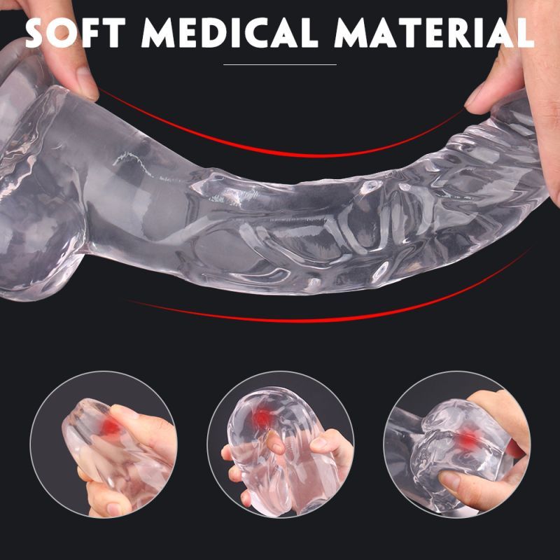 King Kong Dong w Balls Black XXL-SHD-D2004-XXL