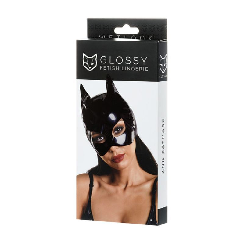 Glossy Wetlook Cat Mask-955020-O/S