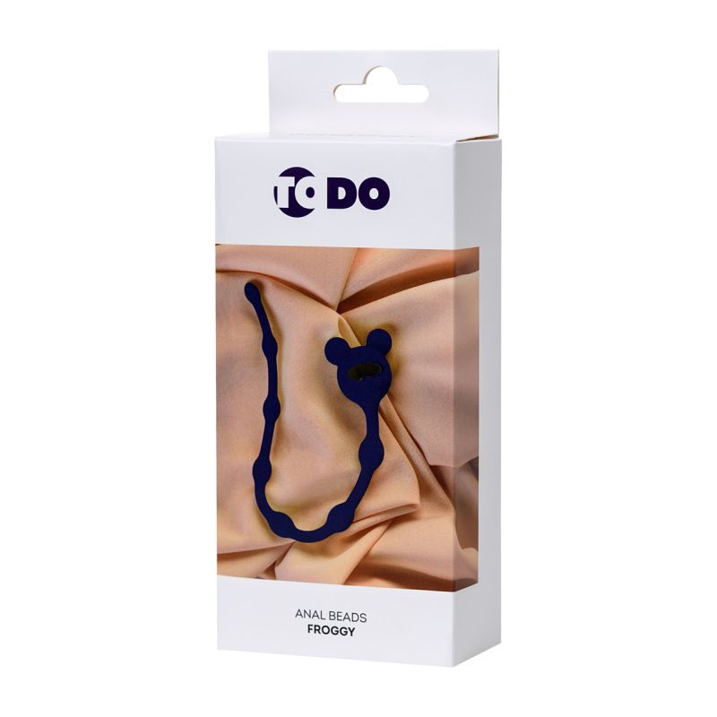 ToDo Froggy Anal Chain Navy Blue-356004