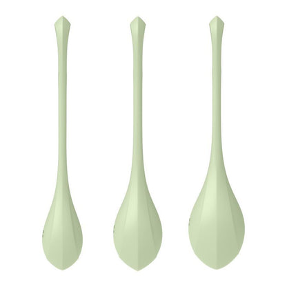 Satisfyer Yoni Power Balls 2 Green 3 Pc Set-9043866