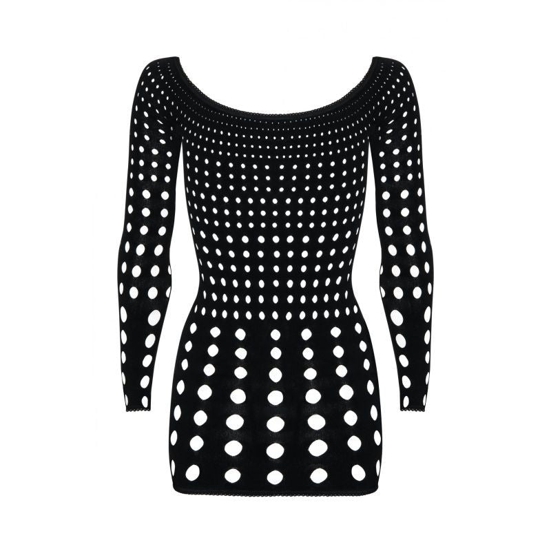 Rocker Dress Black-8966-O/S-BLK