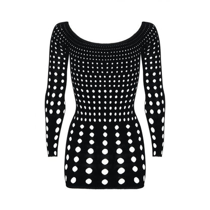 Rocker Dress Black-8966-O/S-BLK