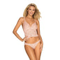 Delicanta Top and Panties Pink-1692-L/XL-PNK