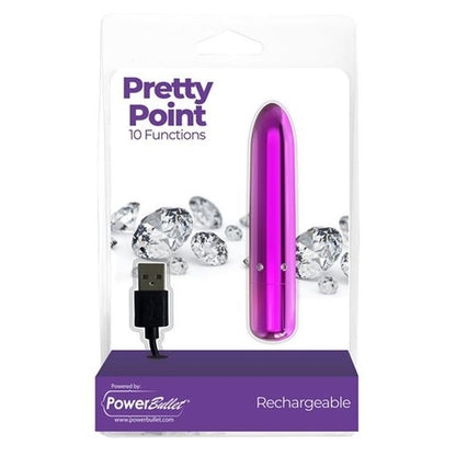 Pretty Point 4in Power Bullet Purple-56415-PUR
