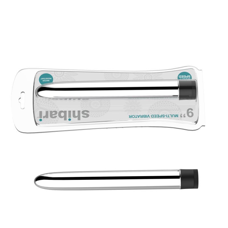 Shibari Multi-Speed Vibrator 9in Silver-SW-0756-SIL