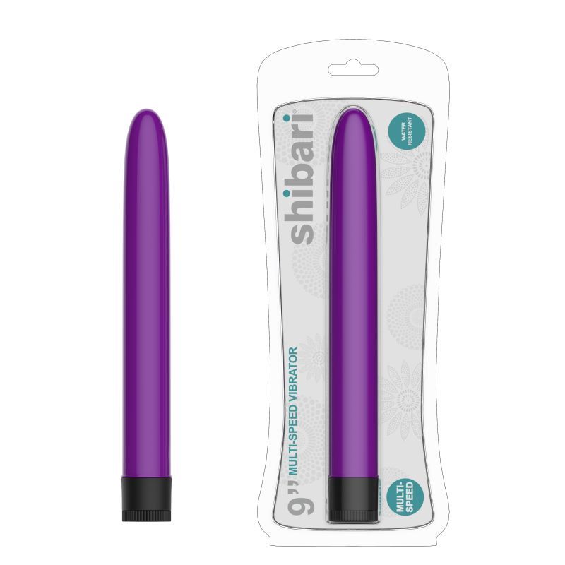 Shibari Multi-Speed Vibrator 9in Purple-SW-0770-PUR