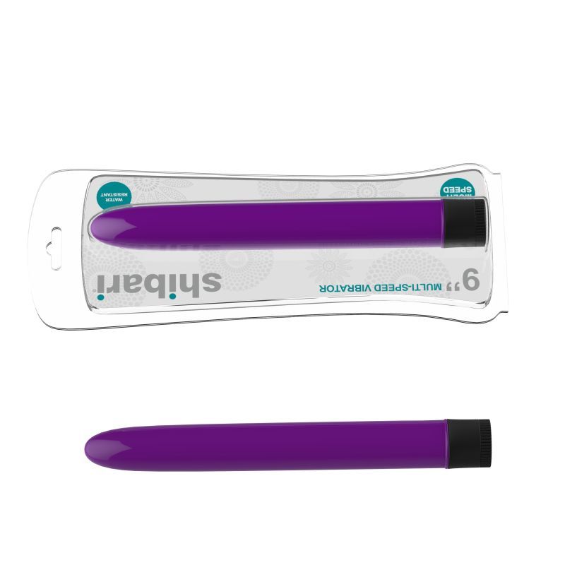 Shibari Multi-Speed Vibrator 9in Purple-SW-0770-PUR