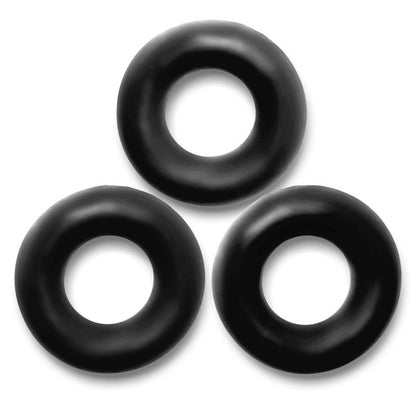 Fat Willy 3 Pc Jumbo Cockrings Black-OX-3065-BLK