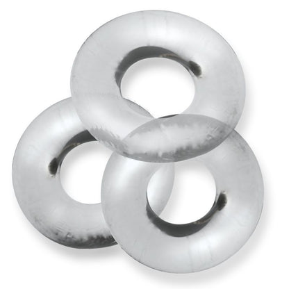 Fat Willy 3 Pc Jumbo Cockrings Clear-OX-3065-CLR