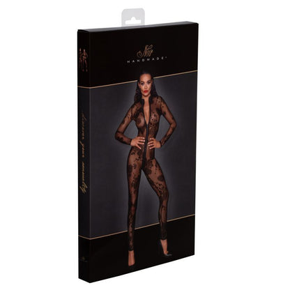 Long Tulle Overall w 3 Way Zipper-F237-BLK-S