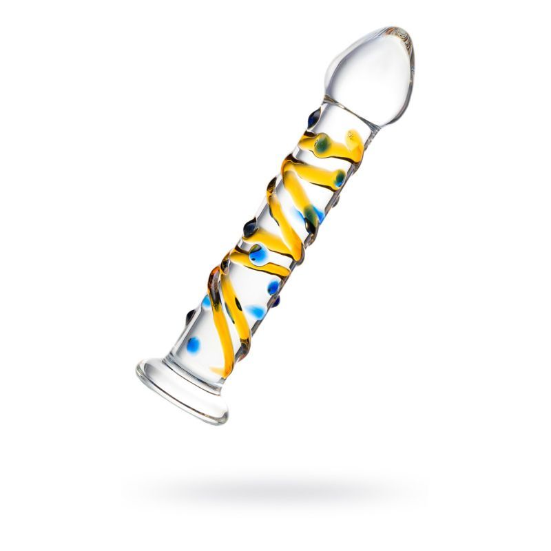 Sexus Glass Dildo Yellow 17.2cm-912093