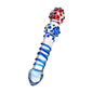 Sexus Glass Dildo Blue Red 20.5cm-912020-BLU