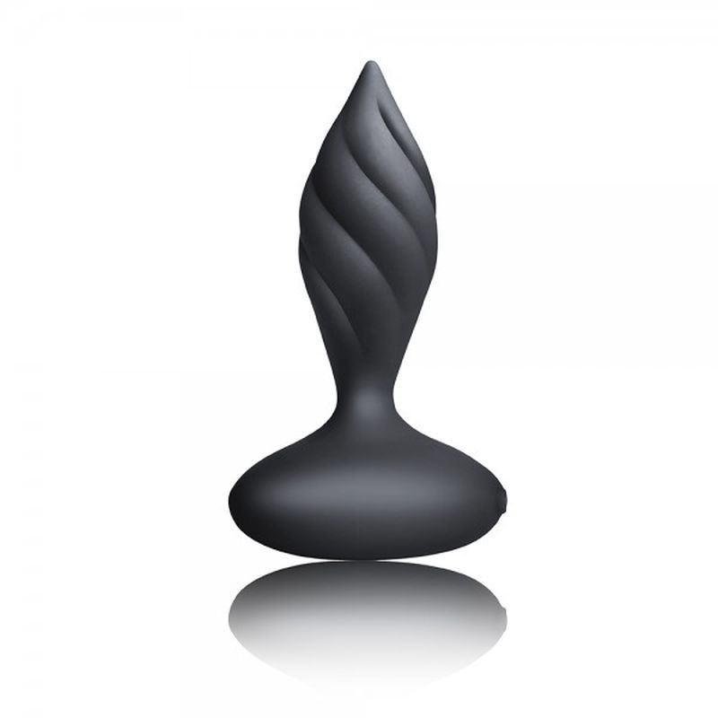 Petite Sensation Desire Butt Plug w Remote Black-10PSDESBK