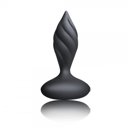 Petite Sensation Desire Butt Plug w Remote Black-10PSDESBK