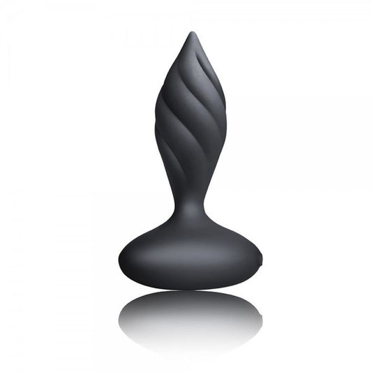 Petite Sensation Desire Butt Plug w Remote Black-10PSDESBK