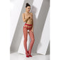 Suspender Thigh High S021 Red-S021-RED-O/S