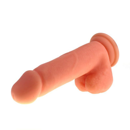 Thick Realistic Cock w Balls Flesh-SILICONE-006-FLSH