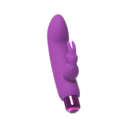 Alices Bunny Rechargeable Bullet w Rabbit Sleeve Purple-56315