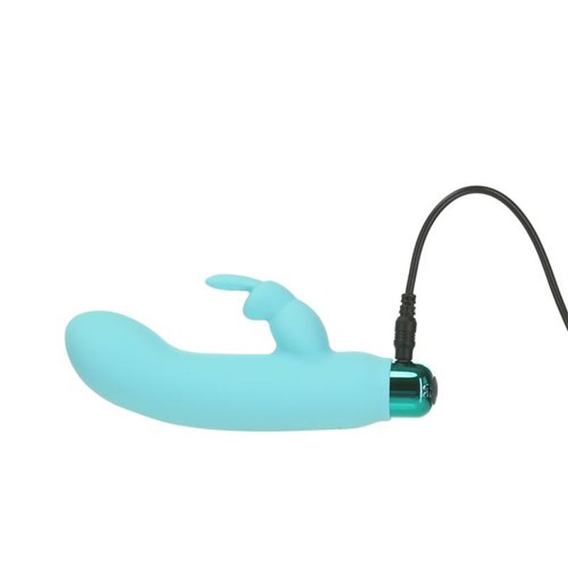 Alices Bunny Rechargeable Bullet w Rabbit Sleeve Teal-56319