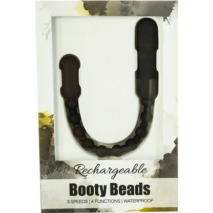 Rechargeable Booty Beads Black-3911-11