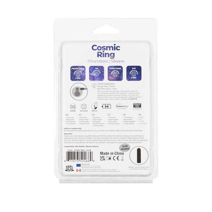 Power Bullet Cosmic Cock Ring w Bullet Glow in the Dark-52466