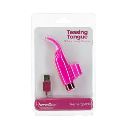 Power Bullet Teasing Tongue  w Rechargeable Bullet Pink-98316