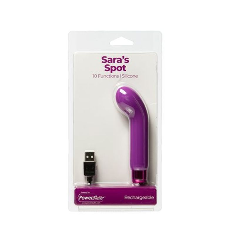 Power Bullet Sara's Spot Vibrator Purple-56215