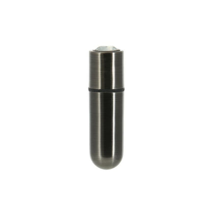 Power Bullet First Class 6cm Rechargeable w Crystal Gun Metal-59321