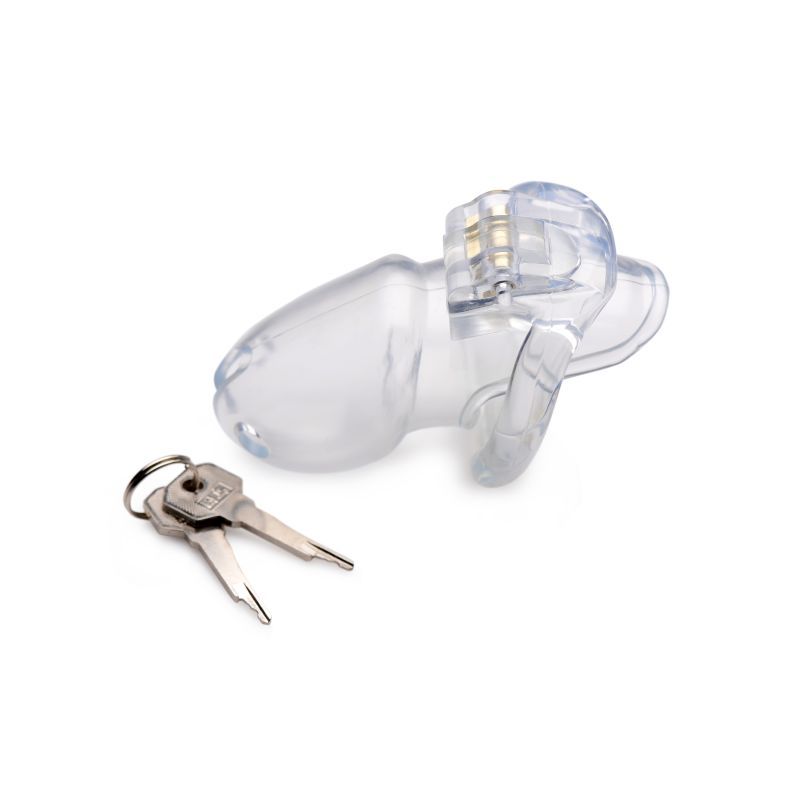 Clear Captor Chastity Cage Large-AG414-L