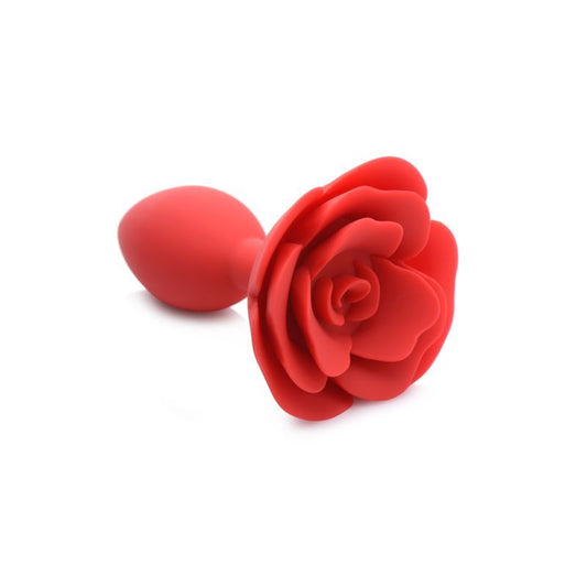Booty Bloom Silicone Rose Plug Large Red-AG613-RED-L