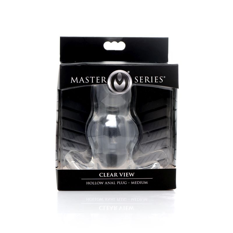 Clear View Hollow Anal Plug Medium-AG732-CLR-M