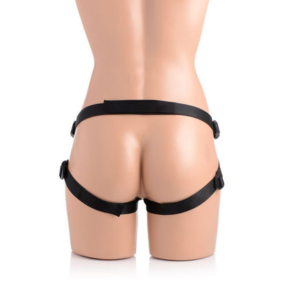 Charmed 7.5" Silicone Dildo w Harness Flesh-AG425-FLE