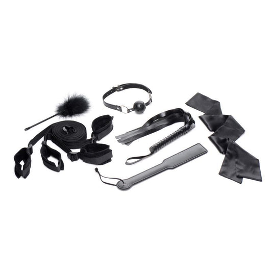 Bed Restraint Bondage Kit Black-AG739-BLK