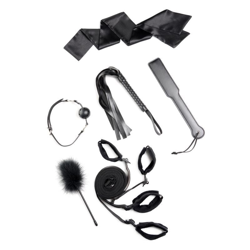 Bed Restraint Bondage Kit Black-AG739-BLK