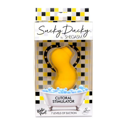 Shegasm Sucky Ducky Clit Stimulator-AG685-YELL