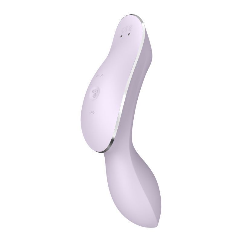 Satisfyer Curvy Trinity 2 Insertable Air Pulse Vibrator Violet-4036502
