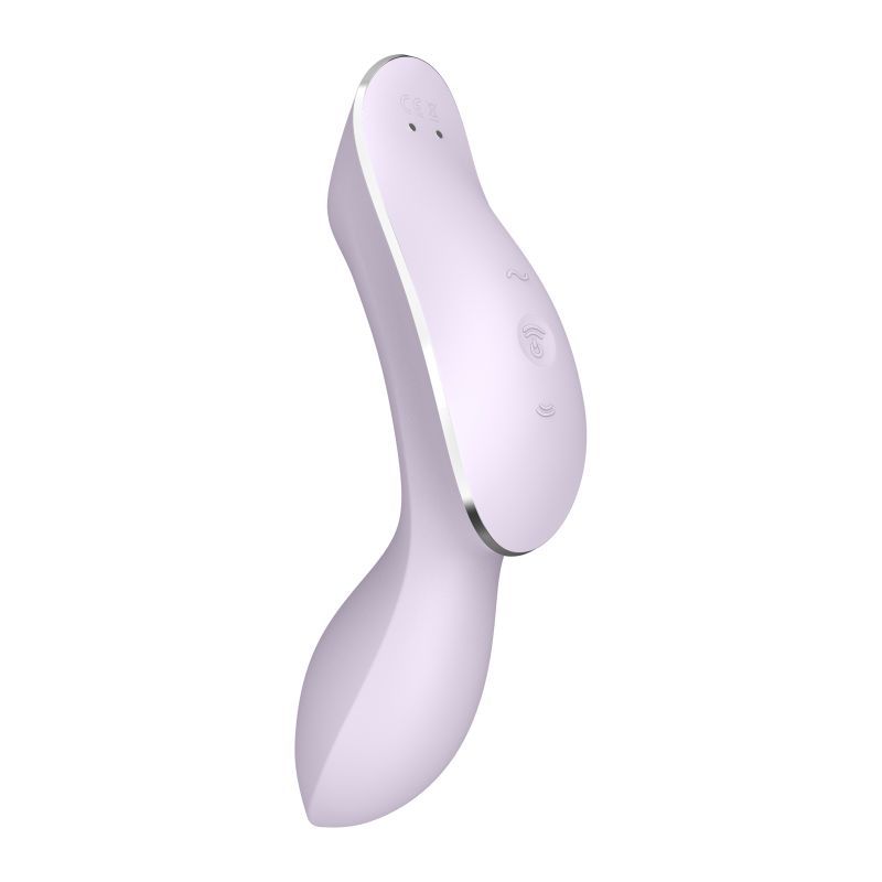 Satisfyer Curvy Trinity 2 Insertable Air Pulse Vibrator Violet-4036502