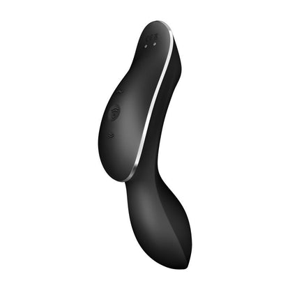 Satisfyer Curvy Trinity 2 Insertable Air Pulse Vibrator Black-4036519
