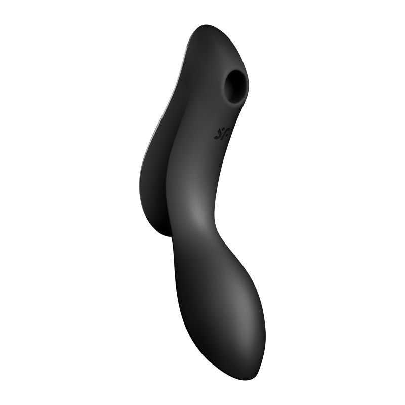 Satisfyer Curvy Trinity 2 Insertable Air Pulse Vibrator Black-4036519