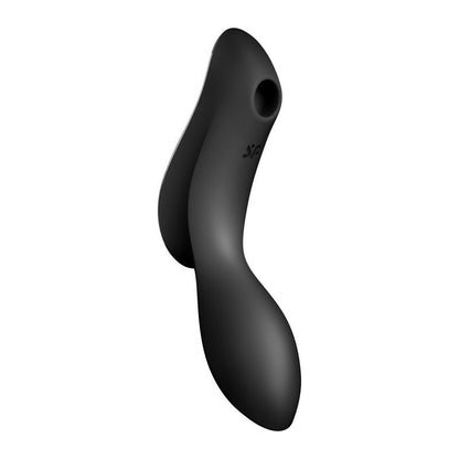 Satisfyer Curvy Trinity 2 Insertable Air Pulse Vibrator Black-4036519