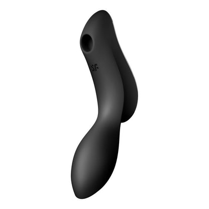 Satisfyer Curvy Trinity 2 Insertable Air Pulse Vibrator Black-4036519