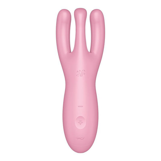 Satisfyer Threesome 4 Connect App Layon Vibrator Pink-4037172