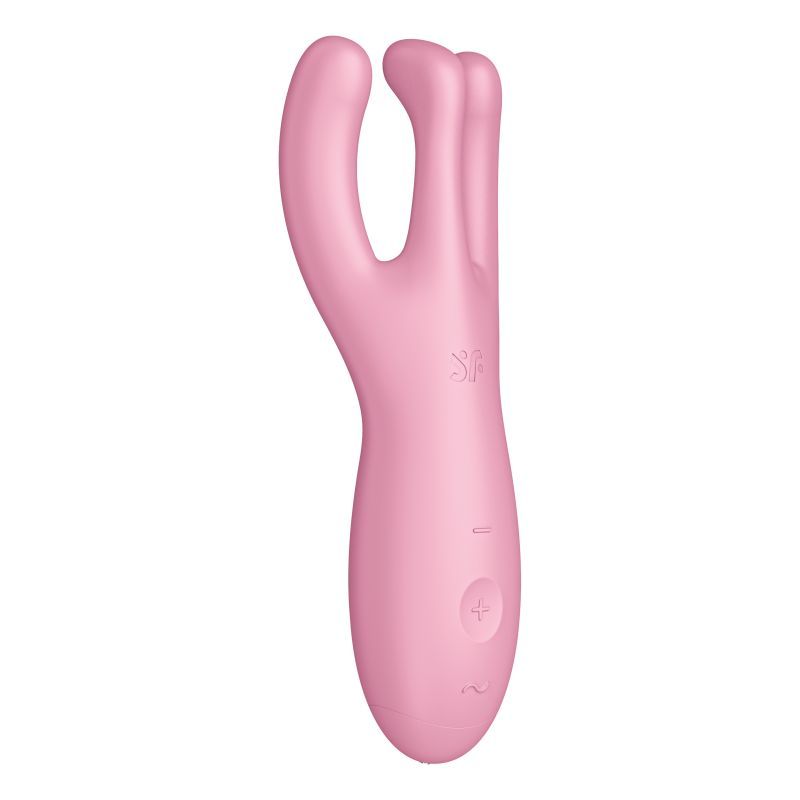 Satisfyer Threesome 4 Connect App Layon Vibrator Pink-4037172