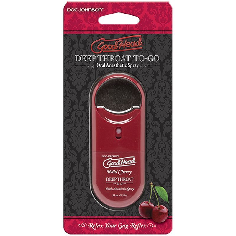 GoodHead To-Go Deep Throat Spray Wild Cherry 9ml-1360-32-CD
