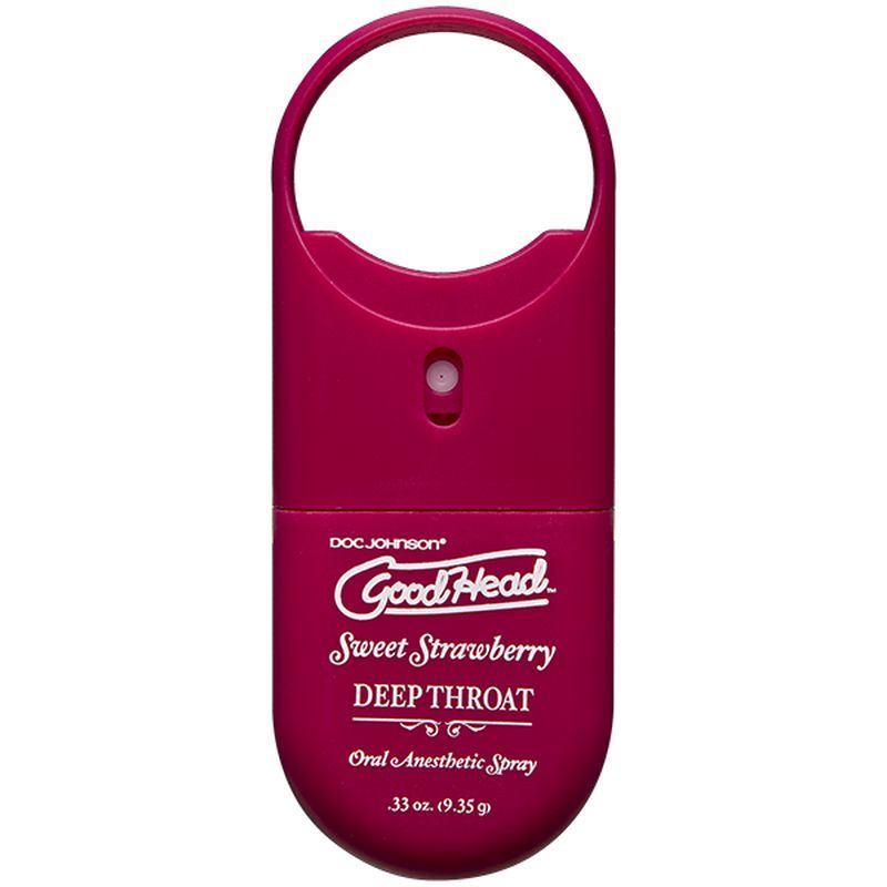 GoodHead To-Go Deep Throat Spray Sweet Strawberry 9ml-1360-33-CD