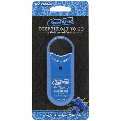 GoodHead To-Go Deep Throat Spray Blue Raspberry 9ml-1360-41-CD